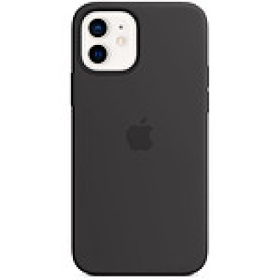 Apple Silicone Case with MagSafe Noir iPhone 12 / 12 Pro