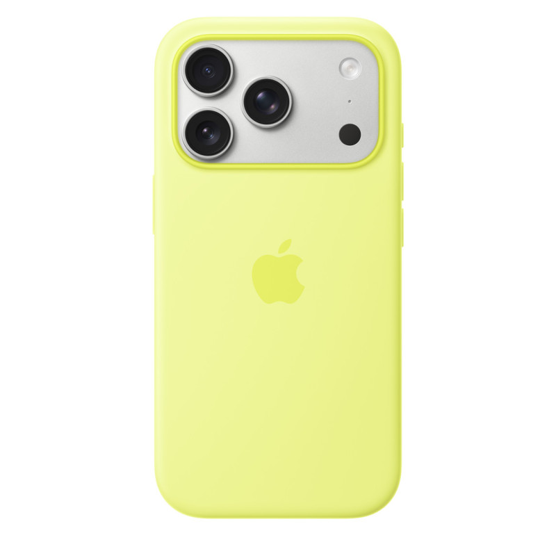 Coque en silicone avec MagSafe pour iPhone 17 Pro